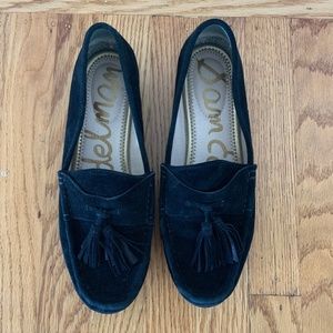 Sam Edelman Black Tassel Loafers Size 8